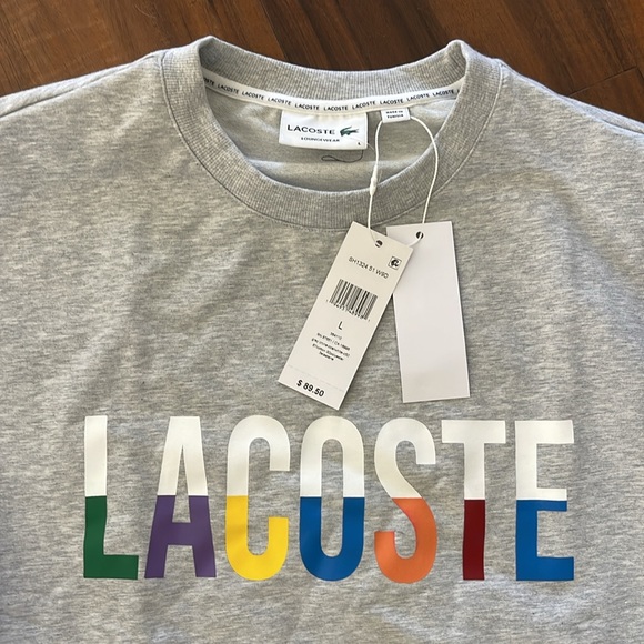 New LACOSTE SWEATSHIRT - Picture 3 of 16